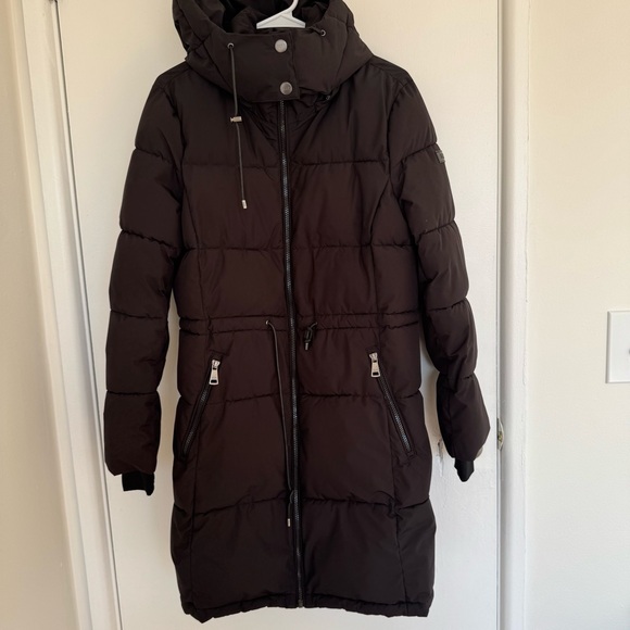 DKNY black down winter coat Size M - Picture 2 of 16